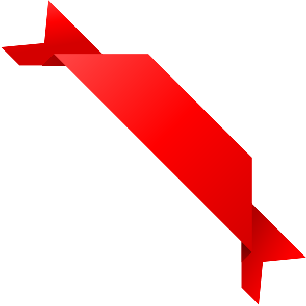 600x600 Corner Ribbon Vectors Png Clipart