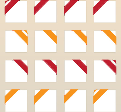 399x368 Corner Ribbon Free Vector Download