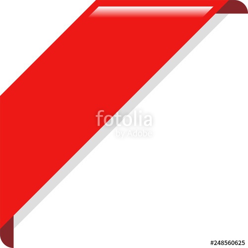 500x500 Corner Ribbon Banner Vector, Illustration Stock Image And Royalty