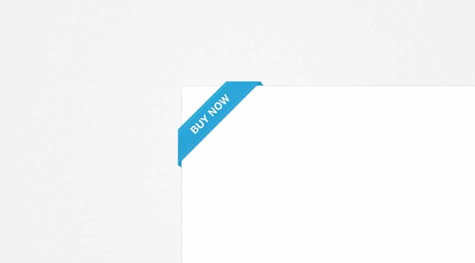 Corner Ribbon Vector Free