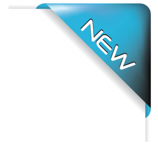 518x474 Blue Corner Ribbon Free Vector