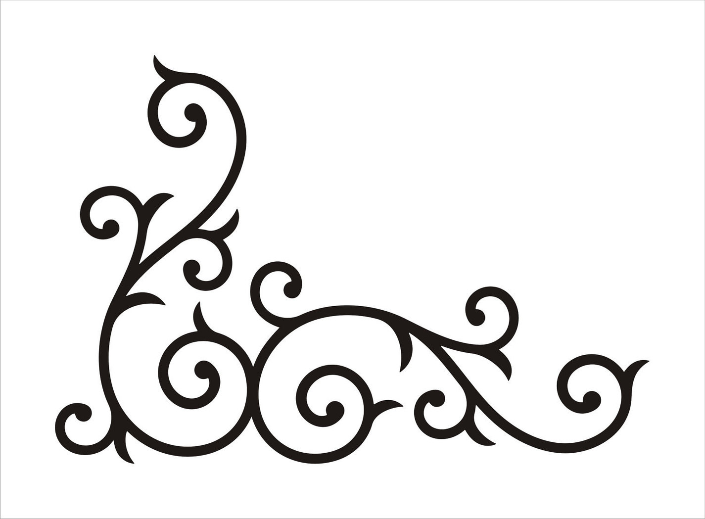 1425x1049 Clipart Swirls