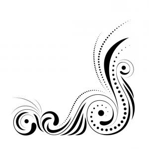 300x300 Hd Simple Corner Swirls Vector Design Hoodamathrun