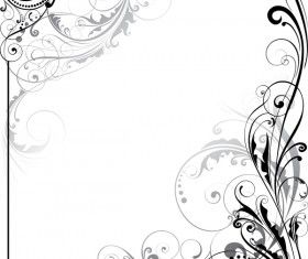 280x235 Ornament Floral Design Corner Swirl Vector Undangan Free Fonts