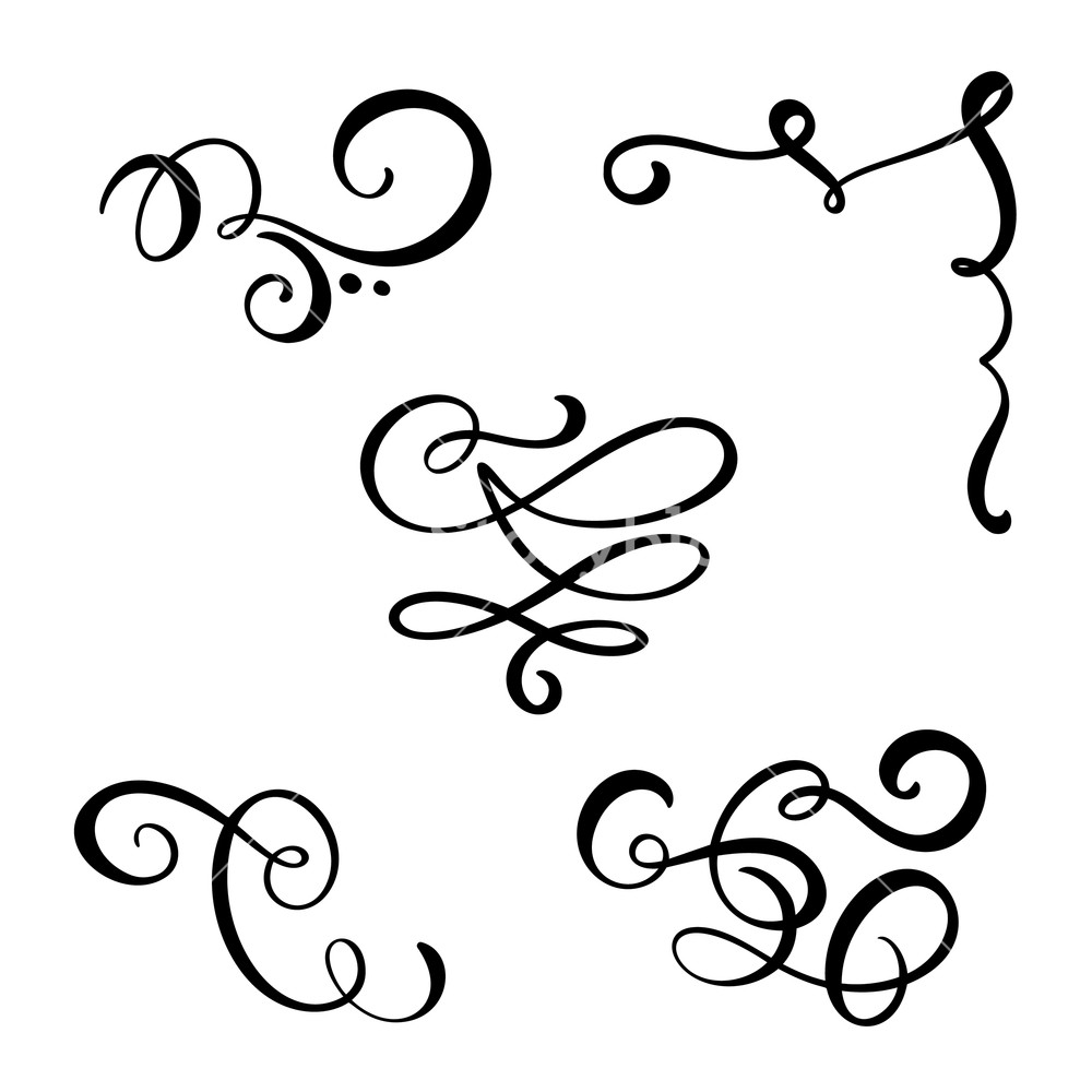 Corner Swirl Vector at Vectorified.com | Collection of Corner Swirl ...