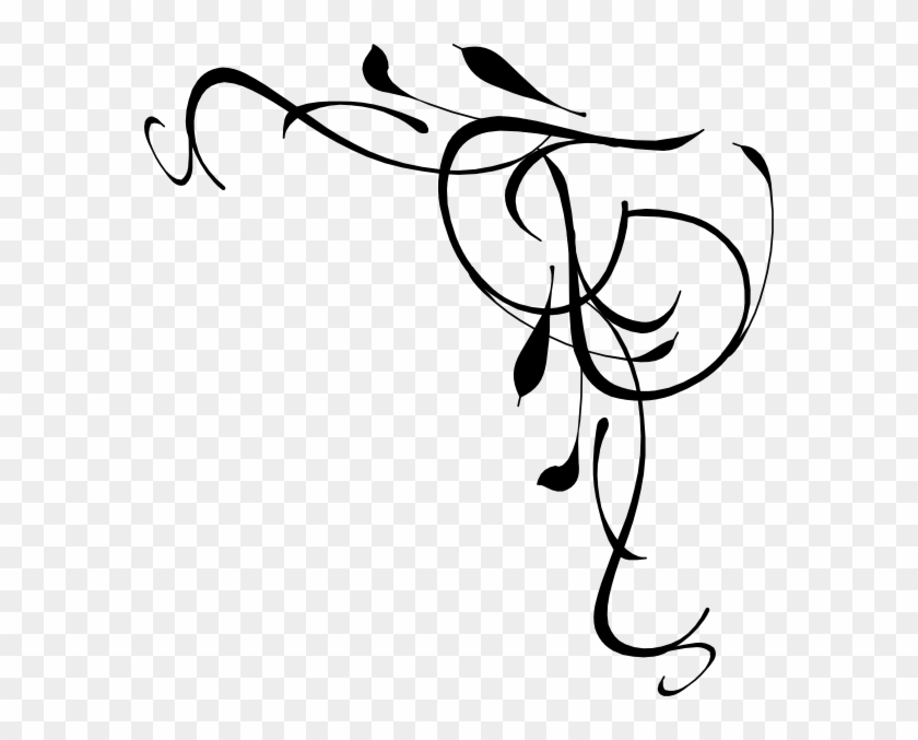 840x677 Corner Swirl Clip Art At Clker Com Vector Clip Art