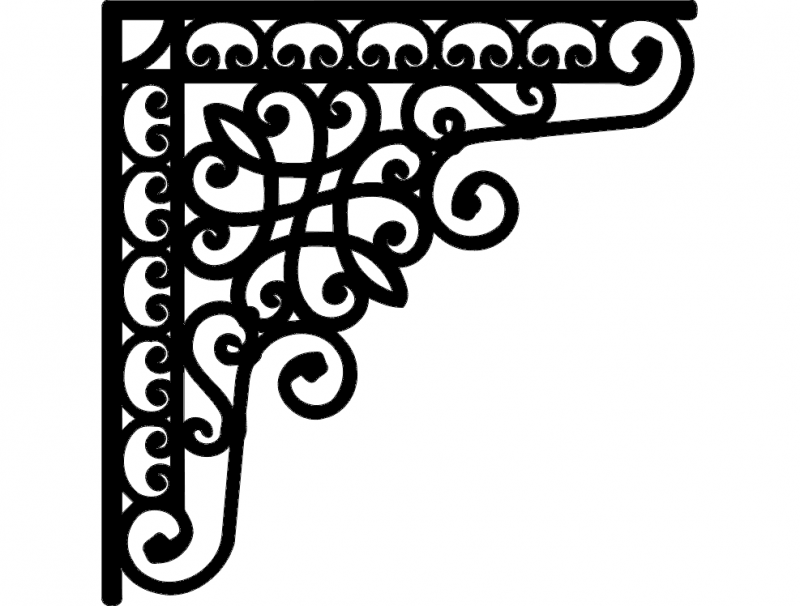 800x606 Corner Vector Cnc Dxf Free Download