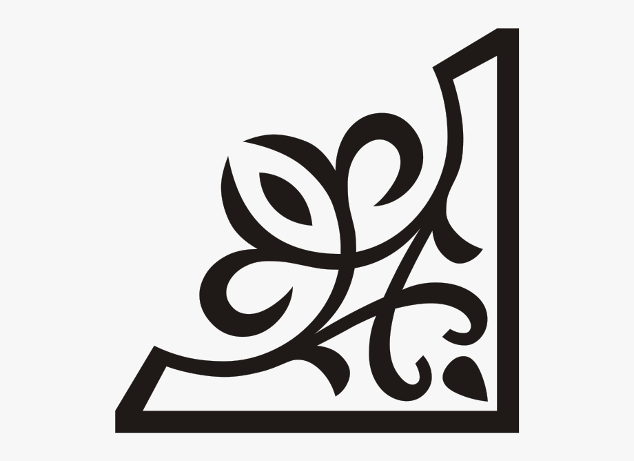 920x668 Ornamental Corner Vector Png, Cliparts Cartoons