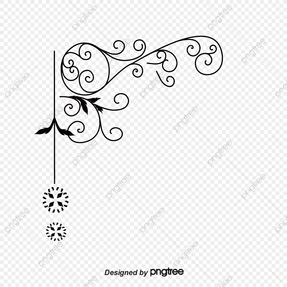 1200x1200 Corner Decorative Lace, Corner Vector, Lace Vector, Retro Png