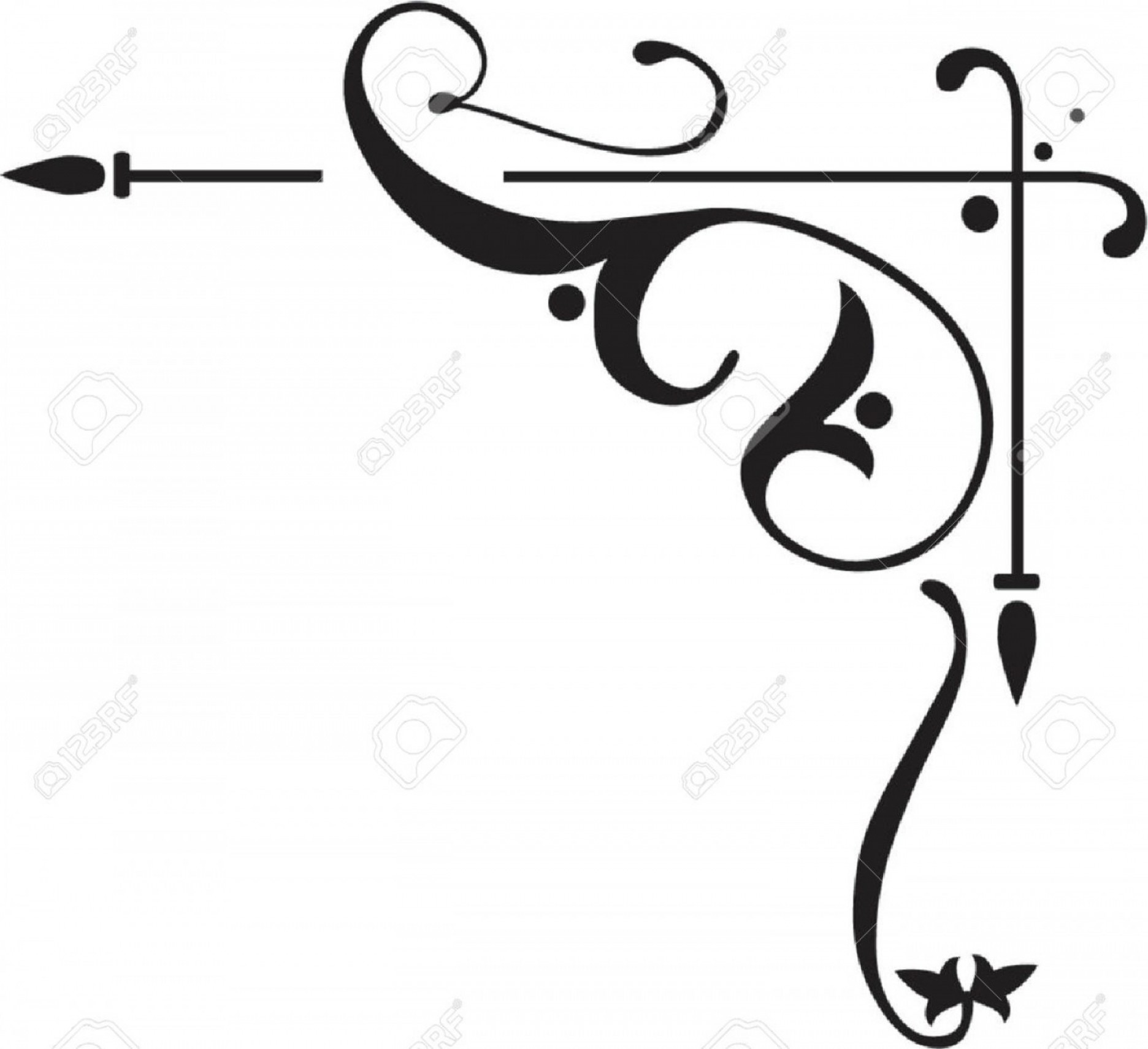 1872x1711 Corner Frames Vector Corner Frames Decorate Pages Floral Stock