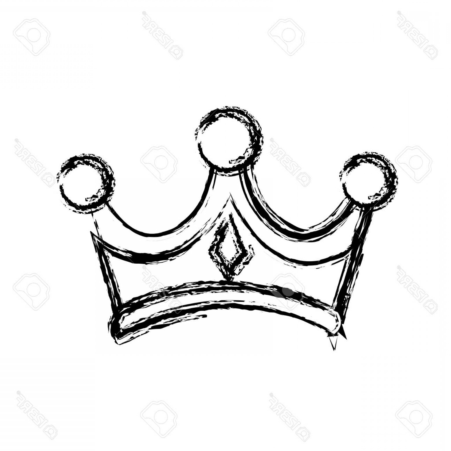 1560x1560 Photostock Vector Crown Wise King Ornate Jewelry Image Vector
