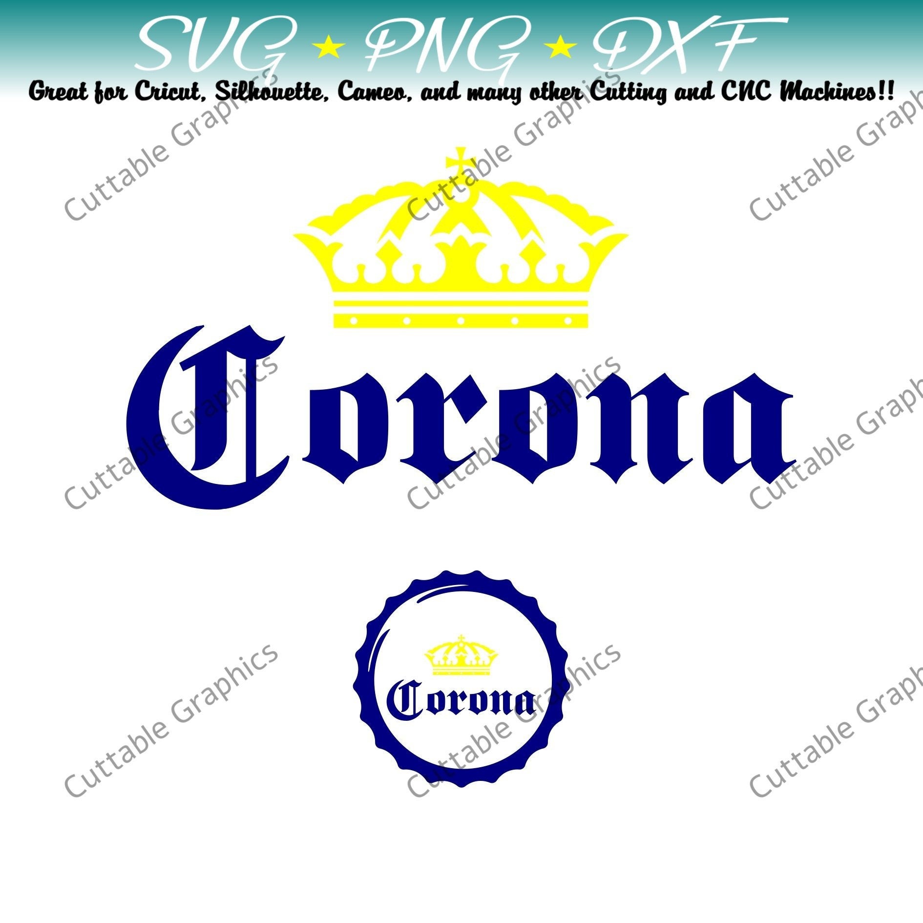 1890x1890 Corona Logo Vector Etsy