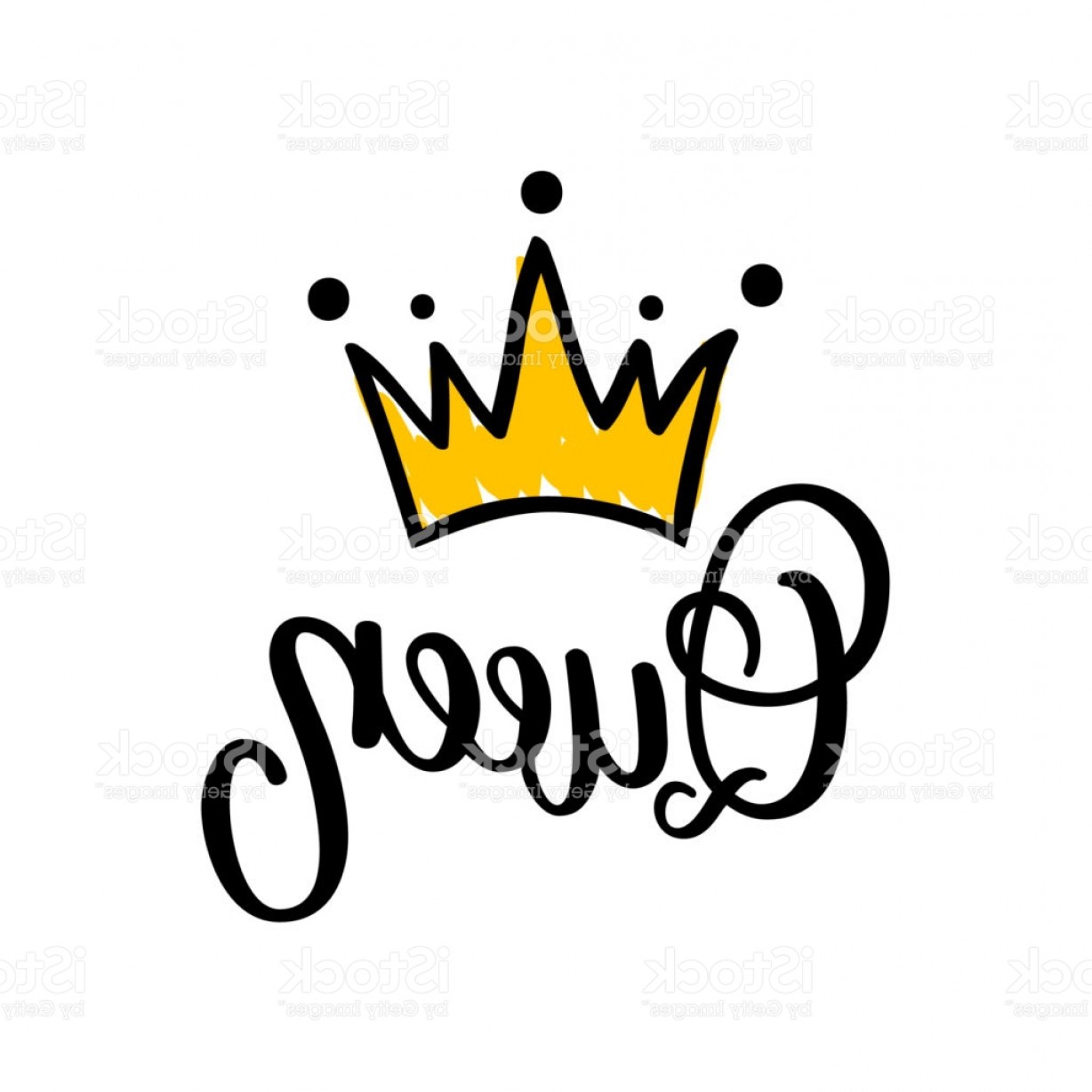 1228x1228 Queen Crown Vector Calligraphy Design Gm Createmepink