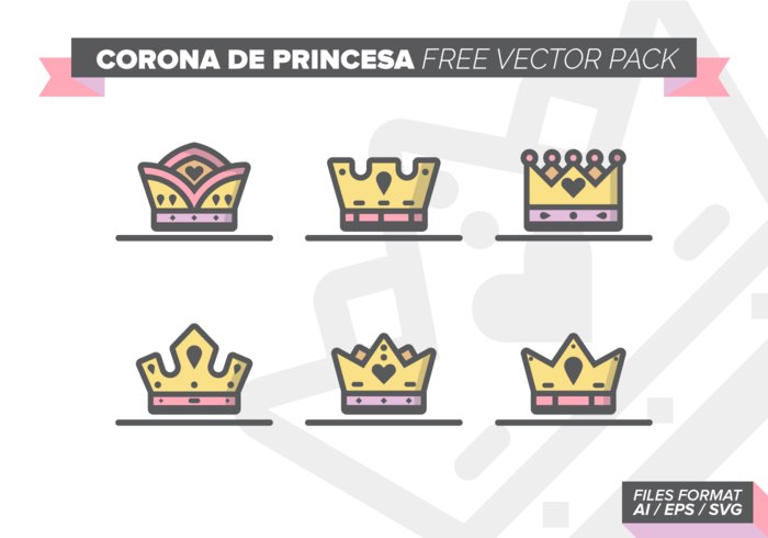 700x490 Corona De Princesa Vector Pack
