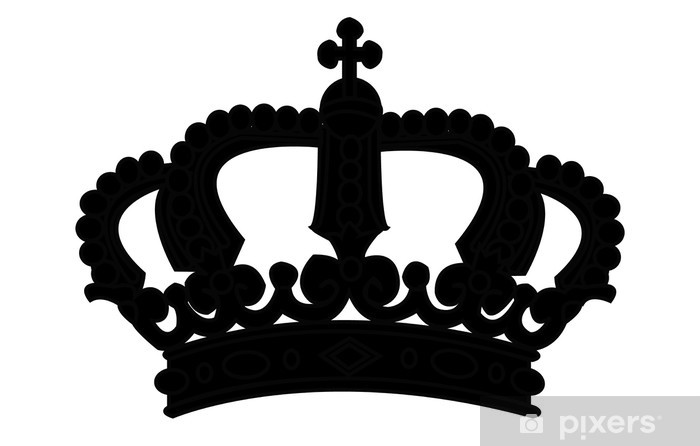 700x446 Crown Silhouette On White