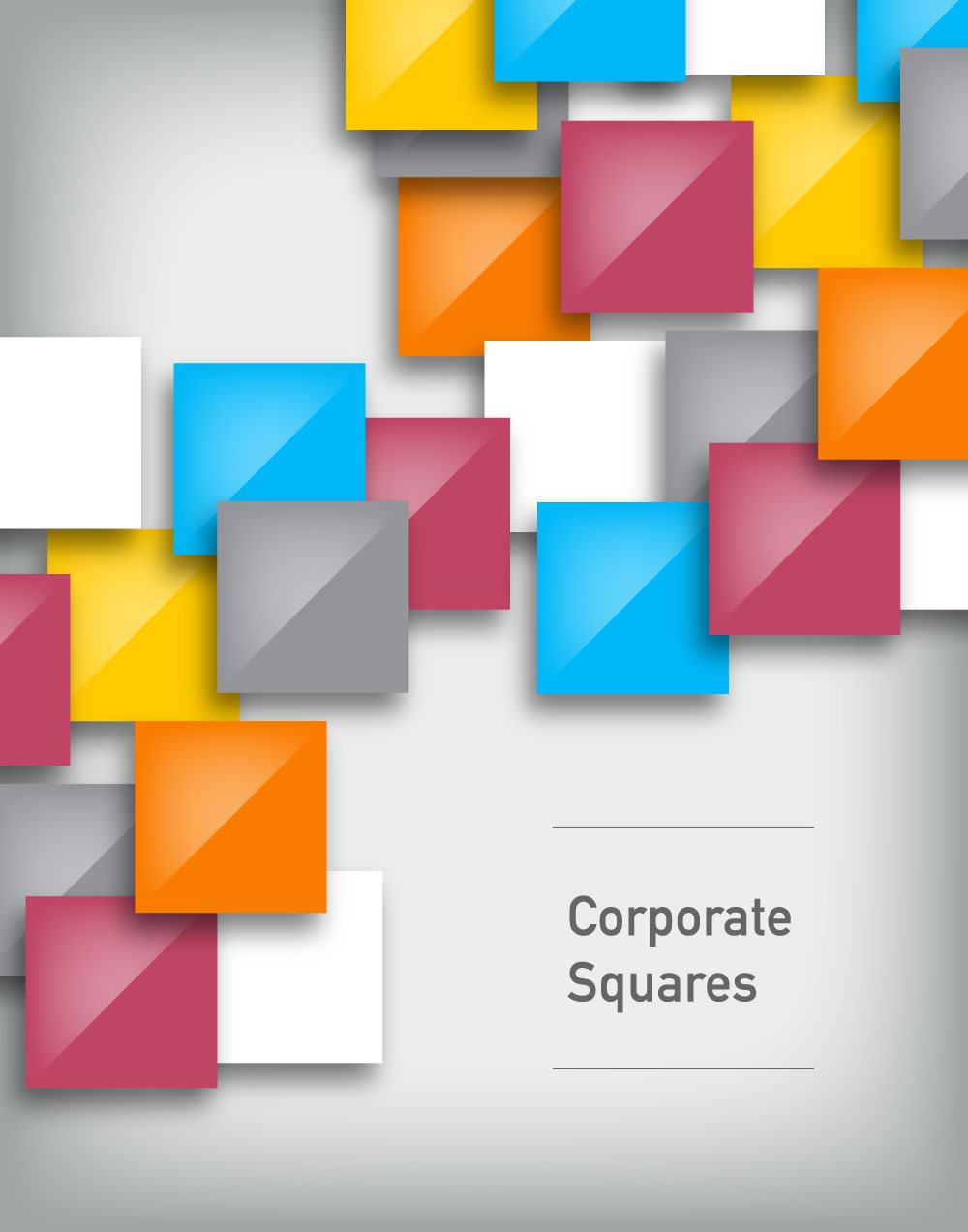 1000x1273 Corporate Squares Abstract Background Free Vector Free Vectors