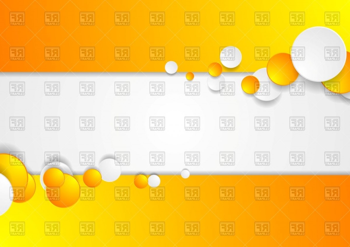 1440x1016 Grey And Orange Corporate Design With Circles Vector Abstract