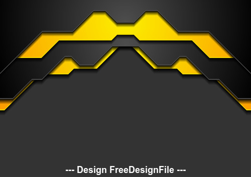 500x354 Abstract Black Orange Corporate Background Vector Free Download