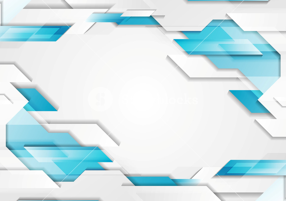 1000x706 Abstract Geometric Tech Corporate Background Blue White Grey
