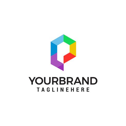Business Corporate Letter P Logo Design Vector Colorful Letter P 490x490 Business Corporate Letter P Logo Design Vector Colorful Letter P