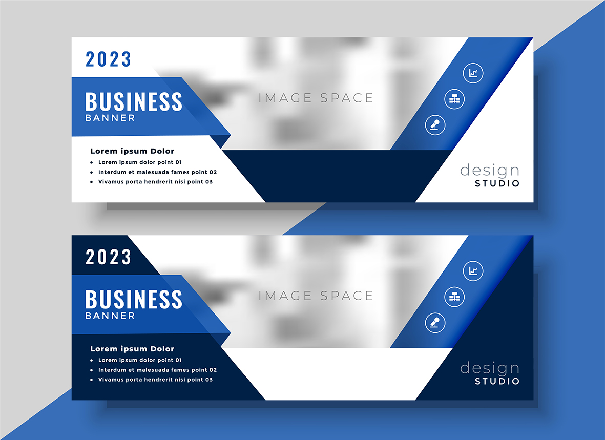 1181x859 Corporate Vector Banner Template