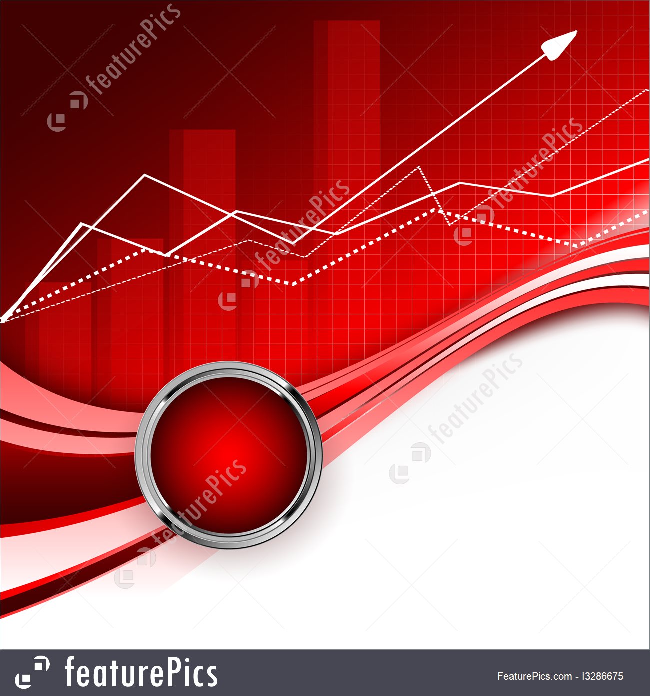 1300x1392 Red Corporate Vector Background