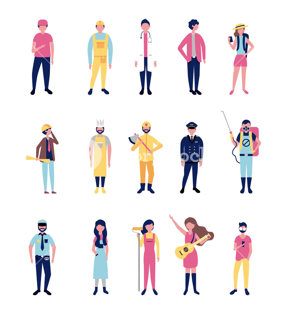 Professionals Workwear People Occupations Job Corporate Vector 913x1000 Professionals Workwear People Occupations Job Corporate Vector