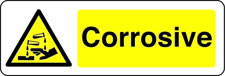 Corrosive Sign Chemicals Danger Warning Signs Vector 854x291 Corrosive Sign Chemicals Danger Warning Signs Vector