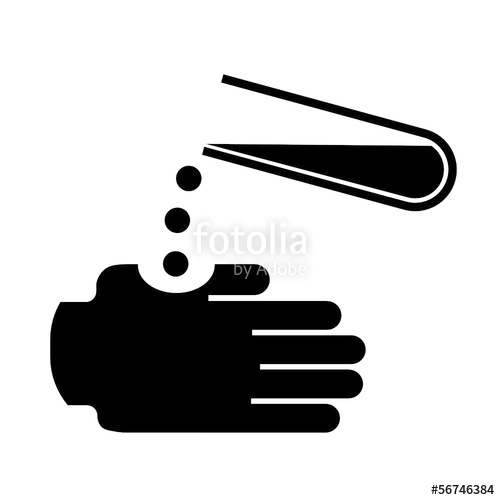 Corrosive Warning Sign Vector Illustration Stock Image 500x500 Corrosive Warning Sign Vector Illustration Stock Image