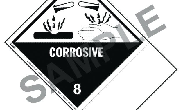 630x380 Corrosive Label Vector Zugi