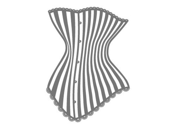 570x420 Corset Vector Laser Cut Template Laser Cut Design Laser Cut Etsy