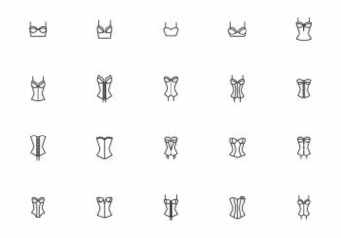 700x490 Free Corset And Bustier Vectors