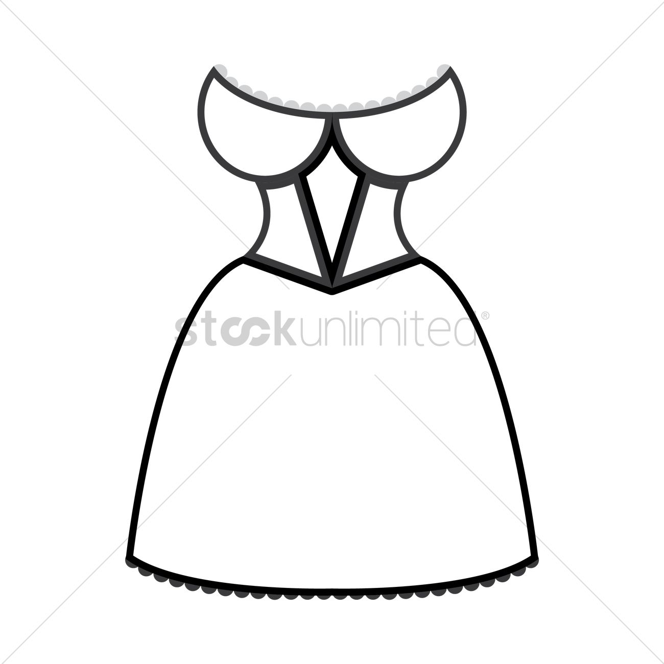 1300x1300 German Maid Corset Costume Vector Image