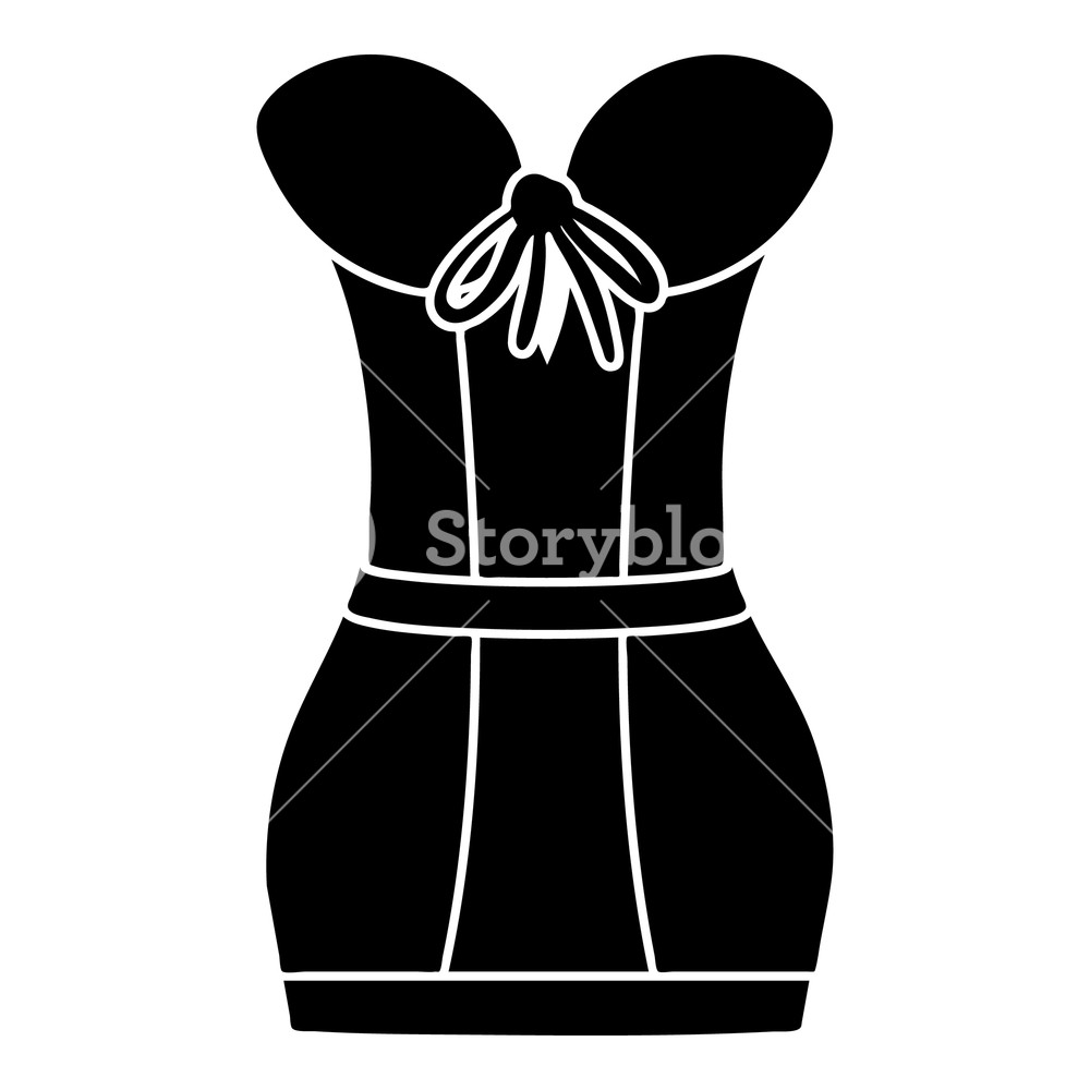 1000x1000 Retro Corset Icon Simple Illustration Of Retro Corset Vector Icon