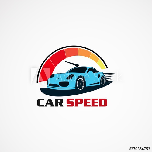 500x500 Car Speed Performance Logo Vector, Icon, Element, And Template