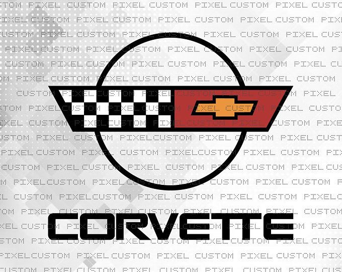 680x540 Chevrolet Corvette Stingray Outline Vector, Car, Emblem
