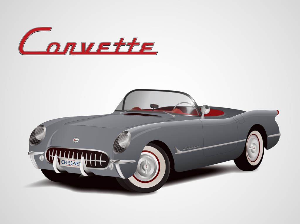 Chevrolet Corvette Vector Vector Art Graphics 1024x765 Chevrolet Corvette Vector Vector Art Graphics