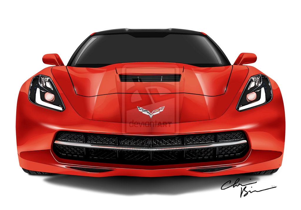 Corvette Drawing at PaintingValley.com | Explore collection of Corvette ...