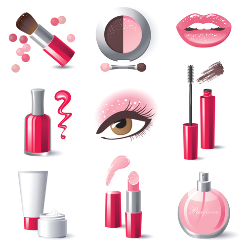 500x500 Creative Cosmetics And Makeup Vector Icons Free Download