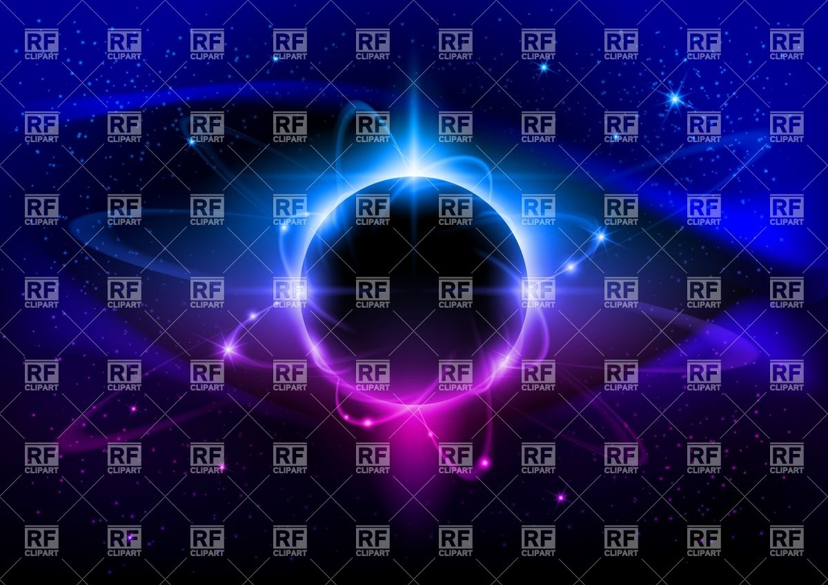 1200x848 Black Star Or Planet In Cosmos Vector Image Of Backgrounds