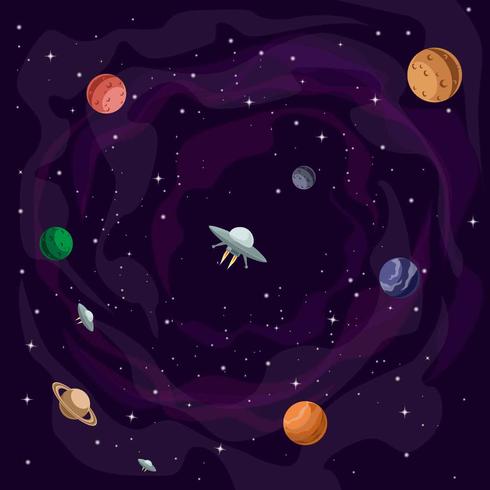 490x490 Cosmos Illustration Vector