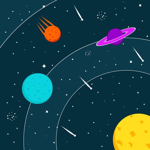 490x490 Cosmos Vector Illustration