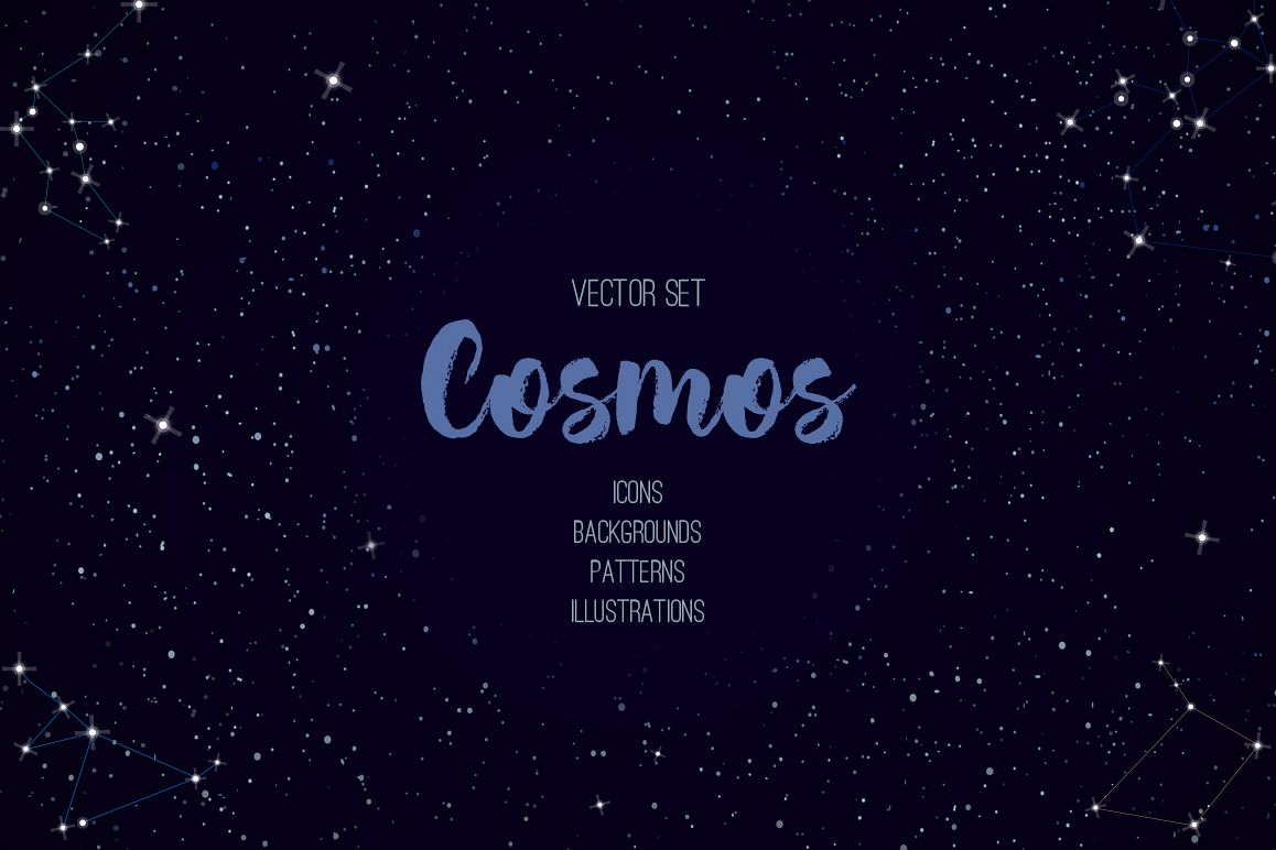 1158x772 Cosmos Vector Set