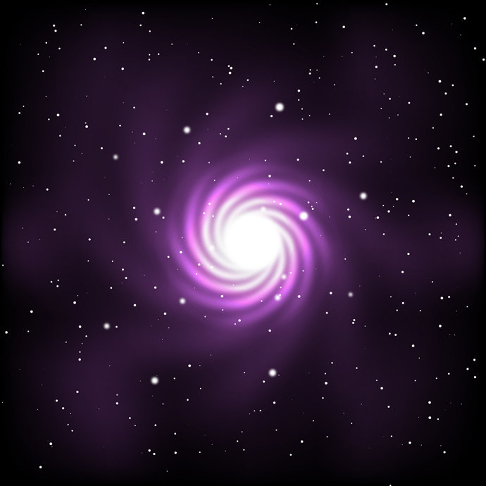 690x690 Cosmos And Galaxy Free Vector Free Vectors Ui Download