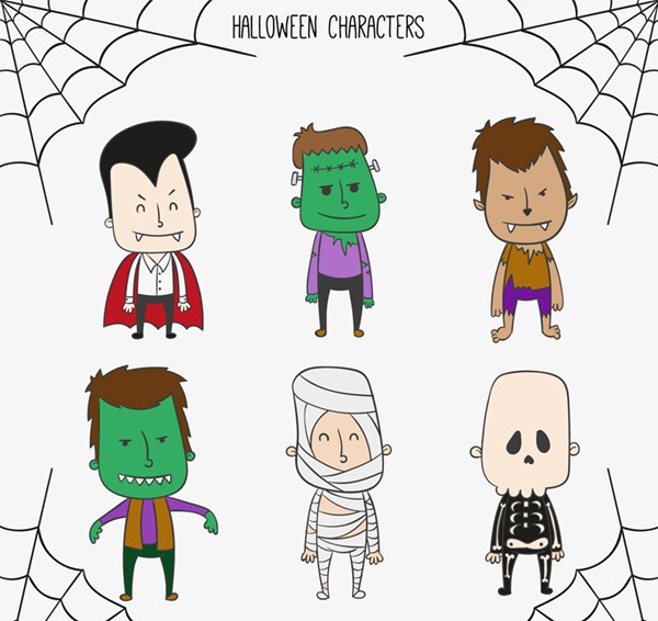 600x566 Halloween Cosplay Vector Graphics My Free Photoshop World
