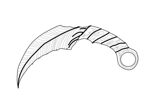 570x397 Mazikeen's Blade Cosplay Vector Pattern Etsy