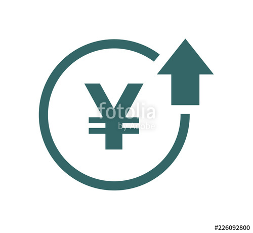 500x460 Cost Symbol Increase Icon Vector Symbol Image Isolated