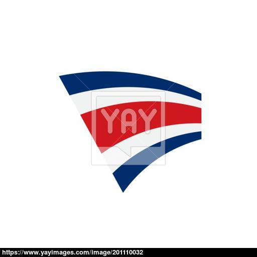 512x512 Costa Rica Flag, Vector Illustration Vector