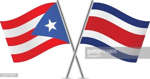 500x263 Puerto Rican And Costa Rican Premium Clipart