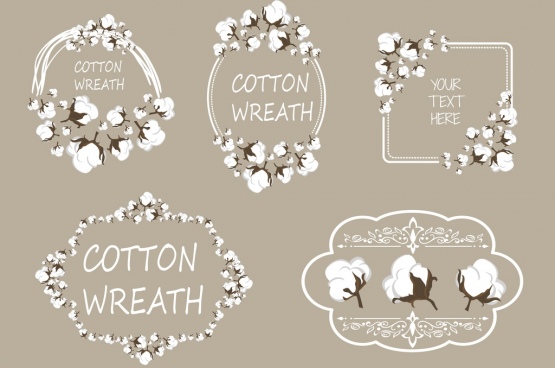 555x368 Cotton Plant Free Vector Download